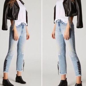 NWT BlankNYC High Rise Ankle‎ Straight Jeans